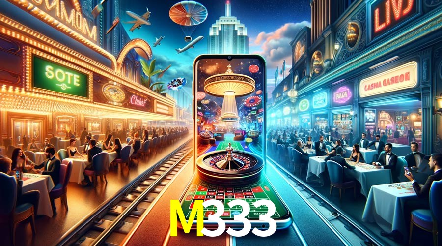 Página principal de M333 Casino con juegos en vivo y tragamonedas para México
